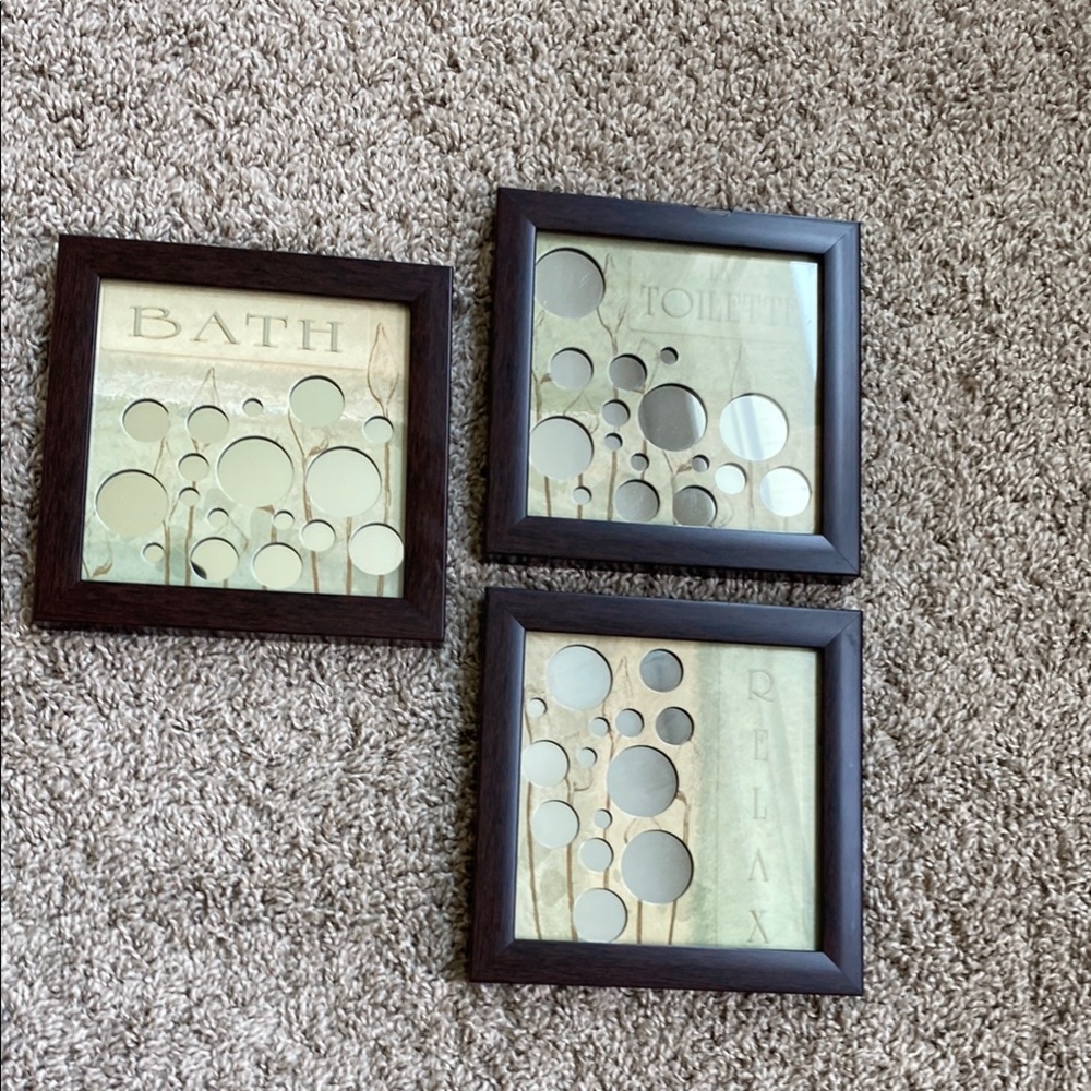 Set of 3 Decorative Wall Art Frames